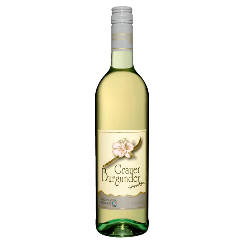 Bergsträsser Winzer Weißwein Grauer Burgunder QbA trocken 0,75l